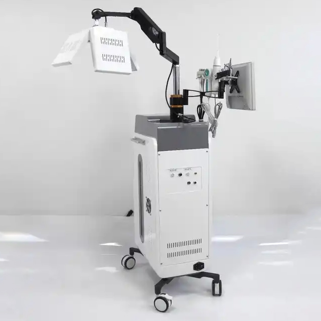 Trending 5 in 1 Hair Regrowth Anti-hair Loss Treatment Diode Laser 650nm LLLT Machine Scalp Detector for Hair Thickening