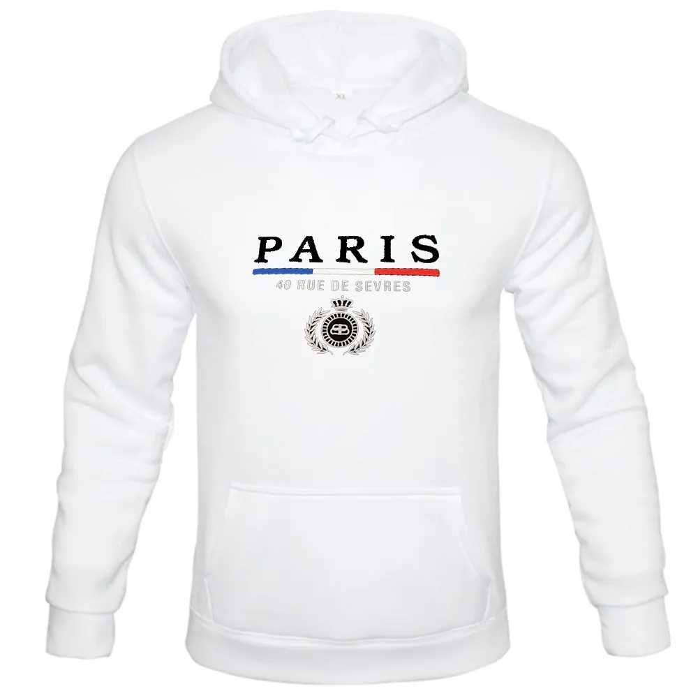 Men's Hoodies Sweatshirts "PARIS" Men's Graphic Hoodie Comfort Stretch Drawstring Fashion Hoodie Pullover Casual Loose Sport Hoodi