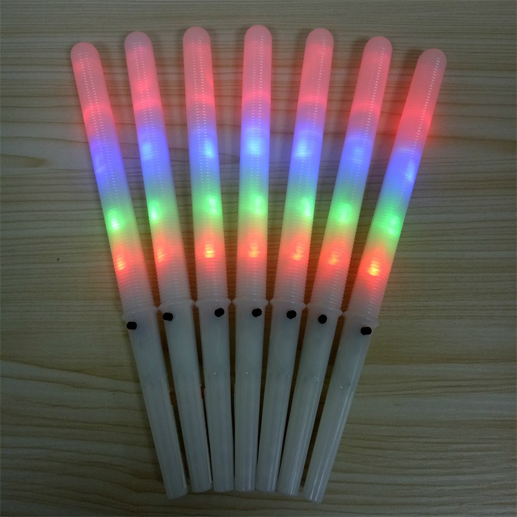 Christmas Decorations LED Light Up Cotton Candy Cones Colorful Glowing Marshmallow Sticks Impermeable Colorful Glow Stick LX033