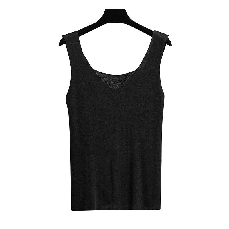 Camisoles Tanks 160Kg Plus Size Women's Summer Knitted Camisole Bust 150-160cm 6XL 7XL 8XL 9XL 10XL Loose Sleeveless Vest Base Thin Shirt 230421