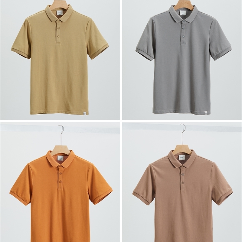 Men's Polos Personalized Customize men polo shirt short sleeve advertising shirt A1132 white navy blue black grey deep green red 230421