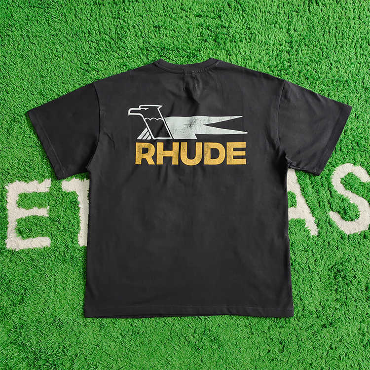 Designer Fashion Clothing Tees TShirts Small Trendy Brand Rhude Front Back Made Old Emblem Elevation Pure Cotton Loose Summer Men's New T-shirt Hip hop Streetwear Tops, Rhude front and rear logo short
Designer Fashion Clothing Tees TShirts Small Trendy Brand Rhude Front Back Made Old Emblem Elevation Pure Cotton Loose Summer Men's New T-shirt Hip hop Streetwear Tops, Rhude front and rear logo short