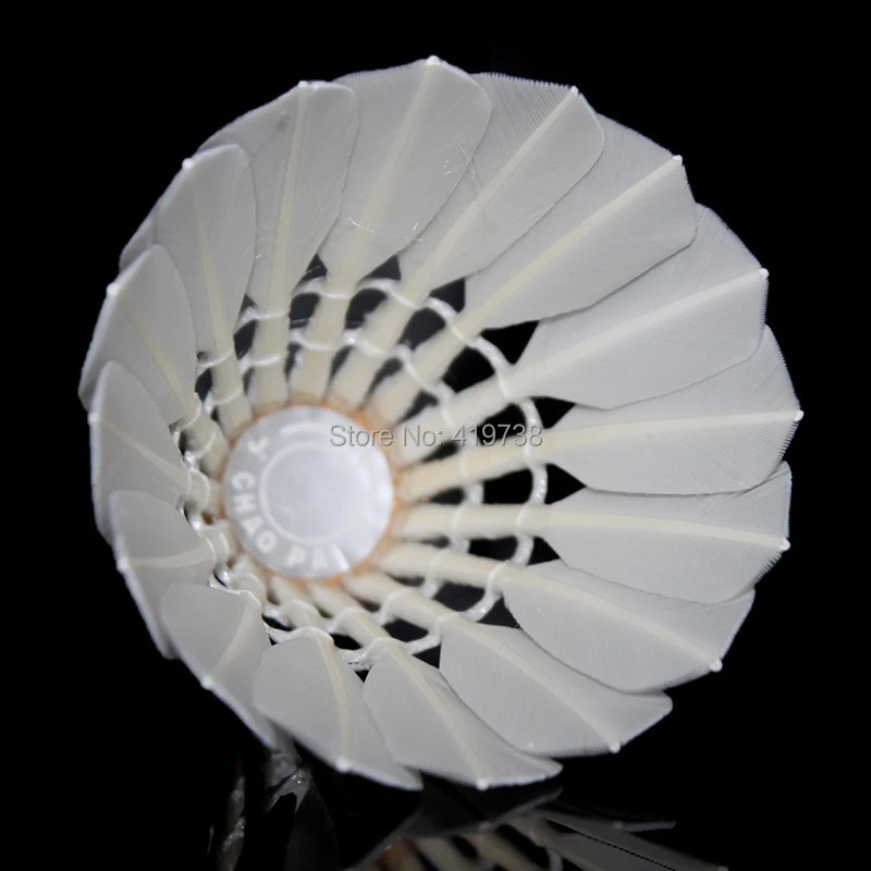 Badminton Shuttlecocks original chaopai silver class A duck feather badminton shuttlecock shuttlecocks for competition 4tube/lot 231120