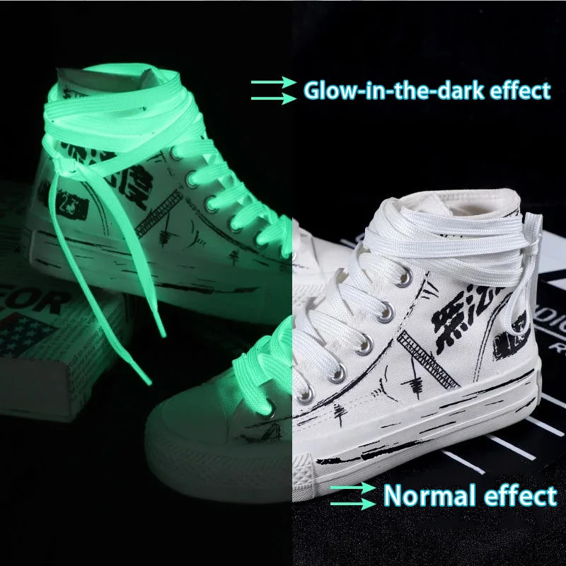 Shoe Parts Accessories 1 pair of shoes luminous sports accessories elastic lace shoelaces childrens 231121