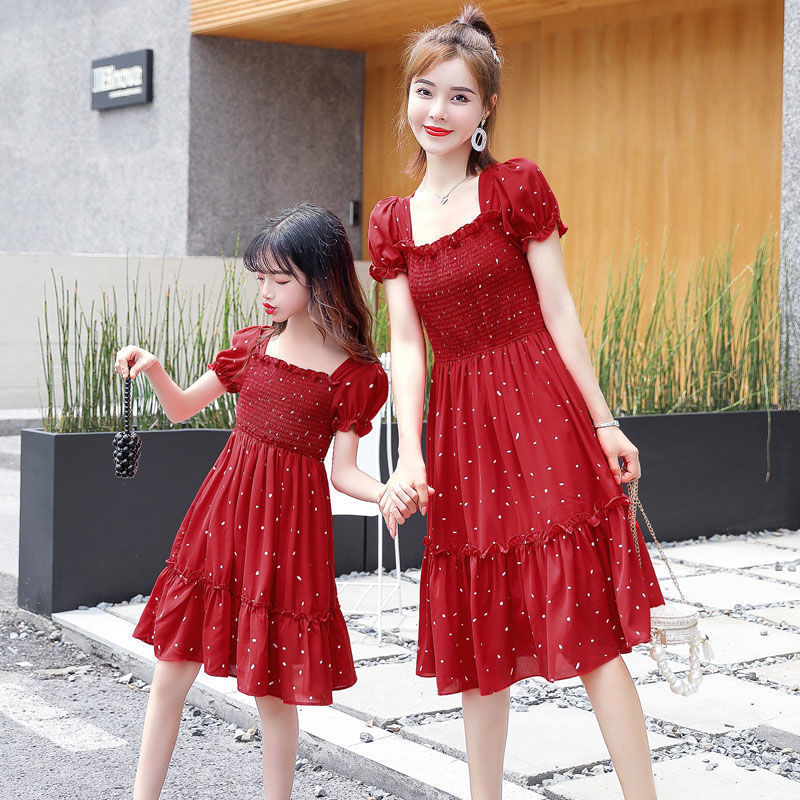 Family Matching Outfits Women Girls clothes Mommy and Me Backless Dress Mother and Daughter Dresses Summer Family Matching Outfits 230421