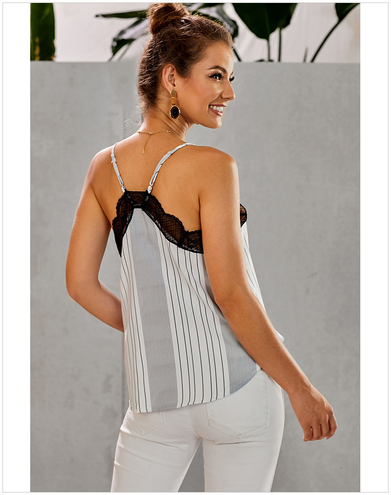 Camisoles Tanks Women Large Size Lace Trim Print Floral Tanks Tops Casual V Neck Female Slim Fit Bottoming Vest Camisole T Shirt Summer 230421