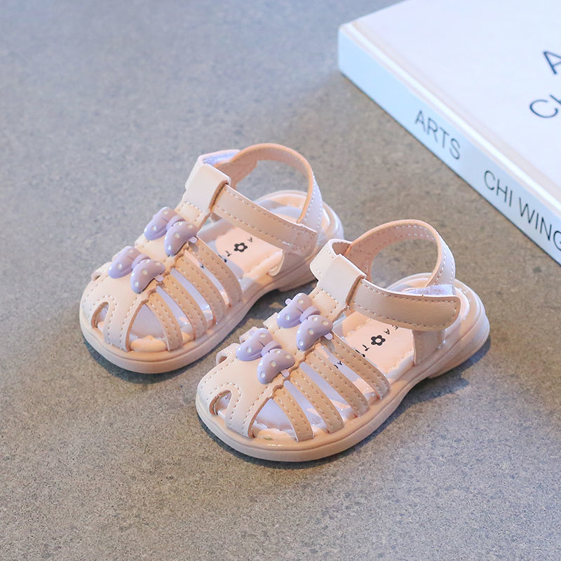 Sandals Infant Girls Sandals Summer Baby Shoes Cute Small Bow Princesses Shoes Kid Toddler Shoes Children Sandal Soft First Walkers 230421