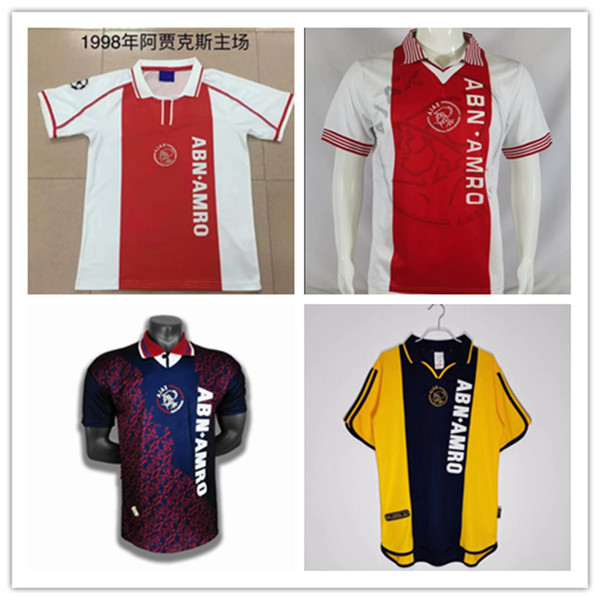 AjaXS Retro soccer shirt 1994 1995 1996 1998 2000 2001 VINTAGE RIJKAARD KLUIVERT jersey IBRAHIMOVIC BERGKAMP Football shirt
AjaXS Retro soccer shirt 1994 1995 1996 1998 2000 2001 VINTAGE RIJKAARD KLUIVERT jersey IBRAHIMOVIC BERGKAMP Football shirt