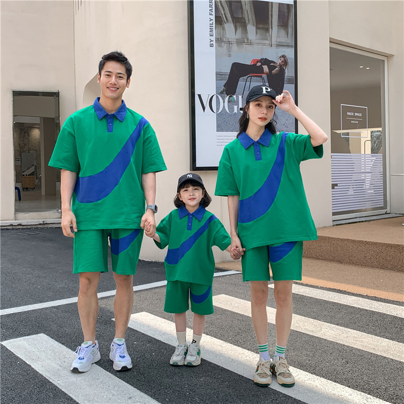 Family Matching Outfits Family Clothing Sets To Mom Dad And Son Daughter Matching Outfits Children Summer Clothes Korean Fashion Boy And Girl Equal Se