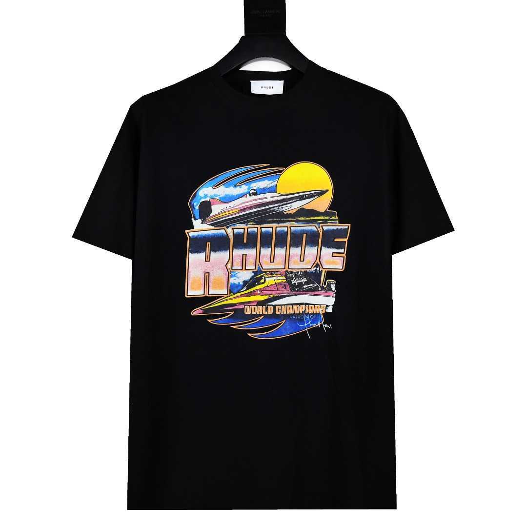 Designer Fashion Clothing Tees TShirts American Niche Trendy Rhude Summer New F1 Competition Limited High Street Loose Round Neck T-shirt Tops Streetwear Hip hop, Black
Designer Fashion Clothing Tees TShirts American Niche Trendy Rhude Summer New F1 Competition Limited High Street Loose Round Neck T-shirt Tops Streetwear Hip hop, Black