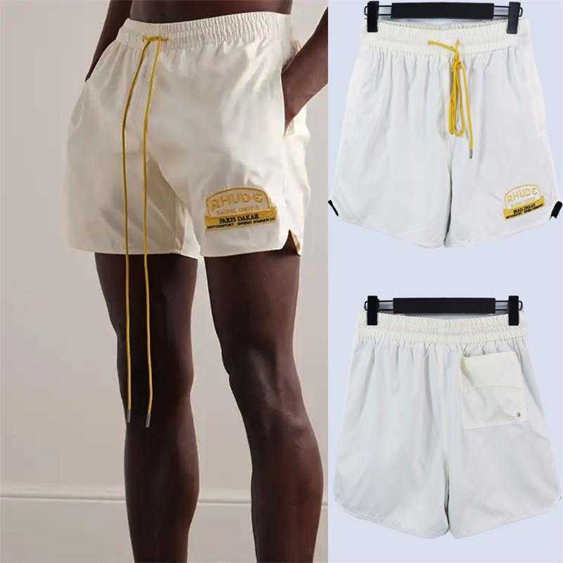Designer Clothing short casual Rhude 23ss Spring summer New Men's Letter Embroidery Micro Label Capris Casual Loose Trendy Shorts Couples Joggers Sportswear, Apricot
Designer Clothing short casual Rhude 23ss Spring summer New Men's Letter Embroidery Micro Label Capris Casual Loose Trendy Shorts Couples Joggers Sportswear, Apricot