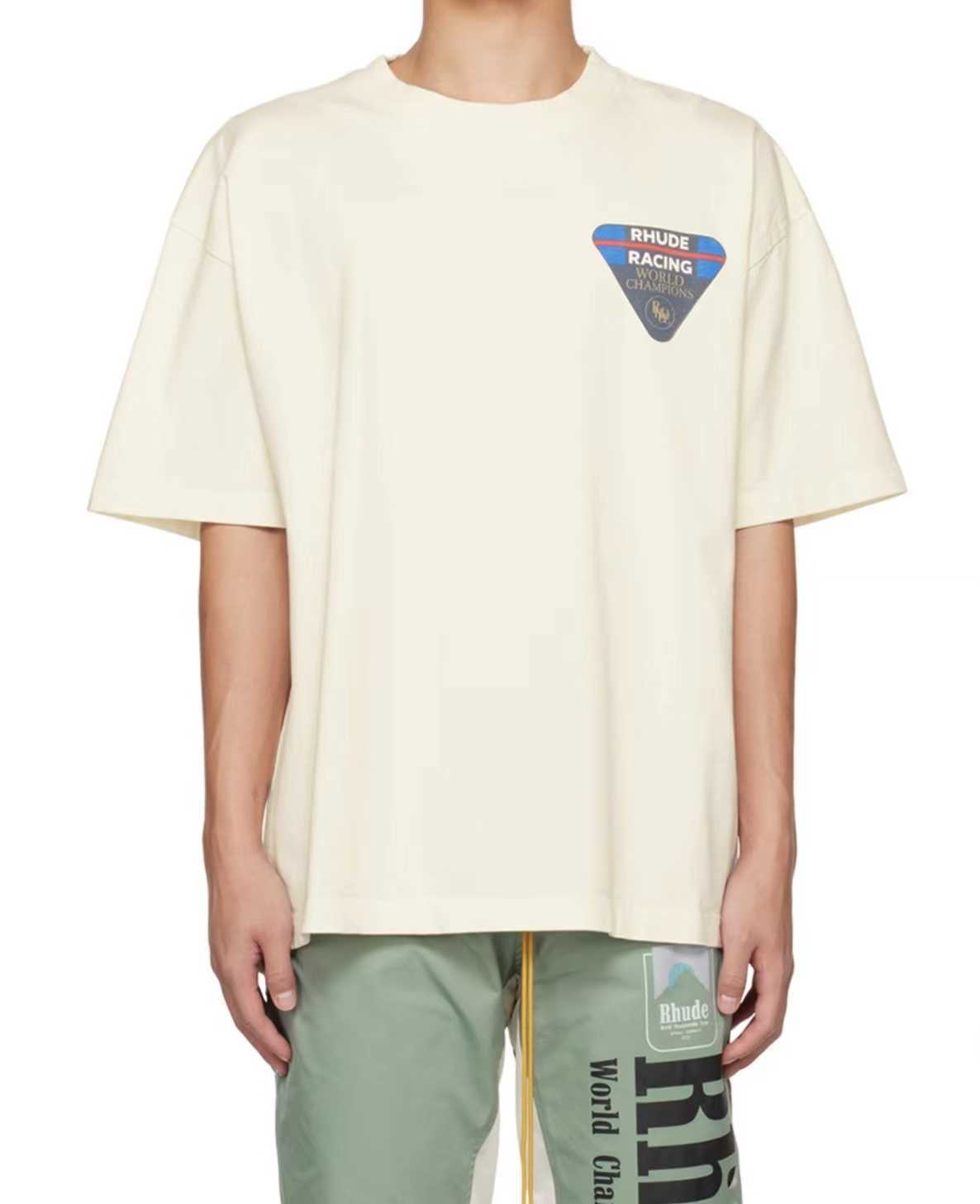 Designer Fashion Clothing Tees TShirts Spring Summer Slogan Triangle Printed Short Sleeve T-shirt White Half Sleeve Cotton Trendy Round Neck Tops Streetwear
Designer Fashion Clothing Tees TShirts Spring Summer Slogan Triangle Printed Short Sleeve T-shirt White Half Sleeve Cotton Trendy Round Neck Tops Streetwear