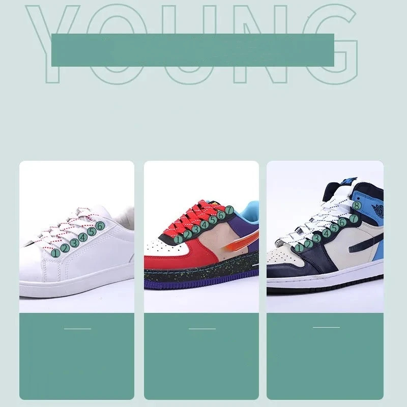 Shoe Parts Accessories 120 140cm Tie Dye Shoes Cartoon Printing Fashion Womens Laces High Top Canvas Sports Flat 231121