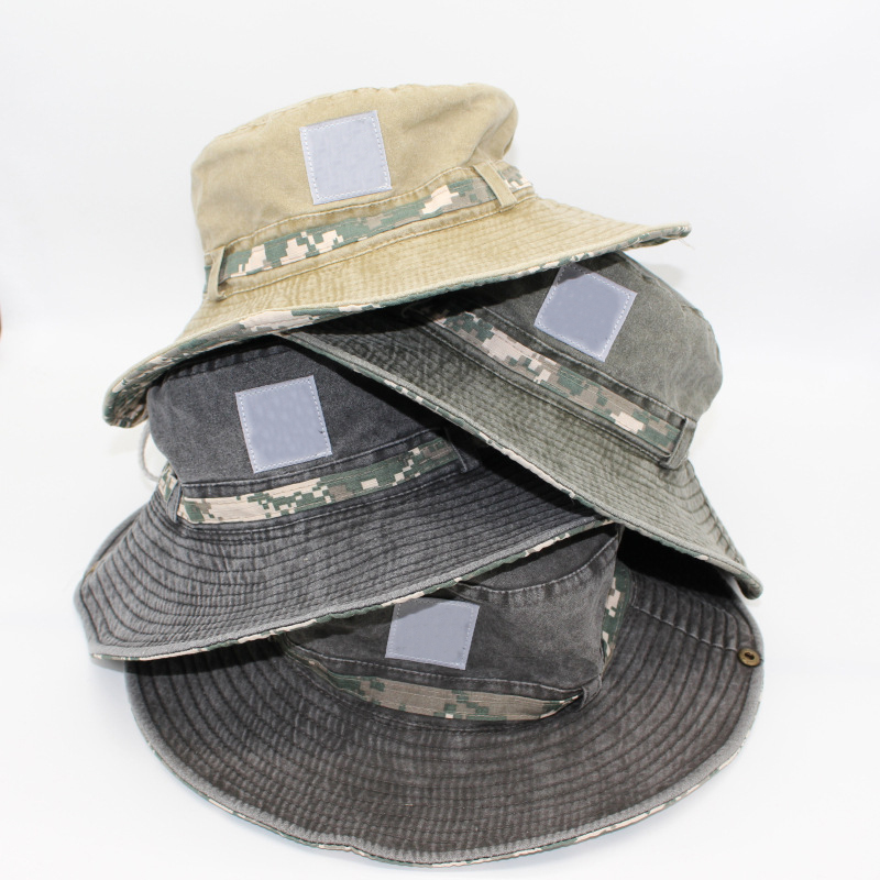 Designer hat washed caps camouflage large brim outdoor sun shade hat men and women tide pot hat foldable windproof rope, Black
Designer hat washed caps camouflage large brim outdoor sun shade hat men and women tide pot hat foldable windproof rope, Black