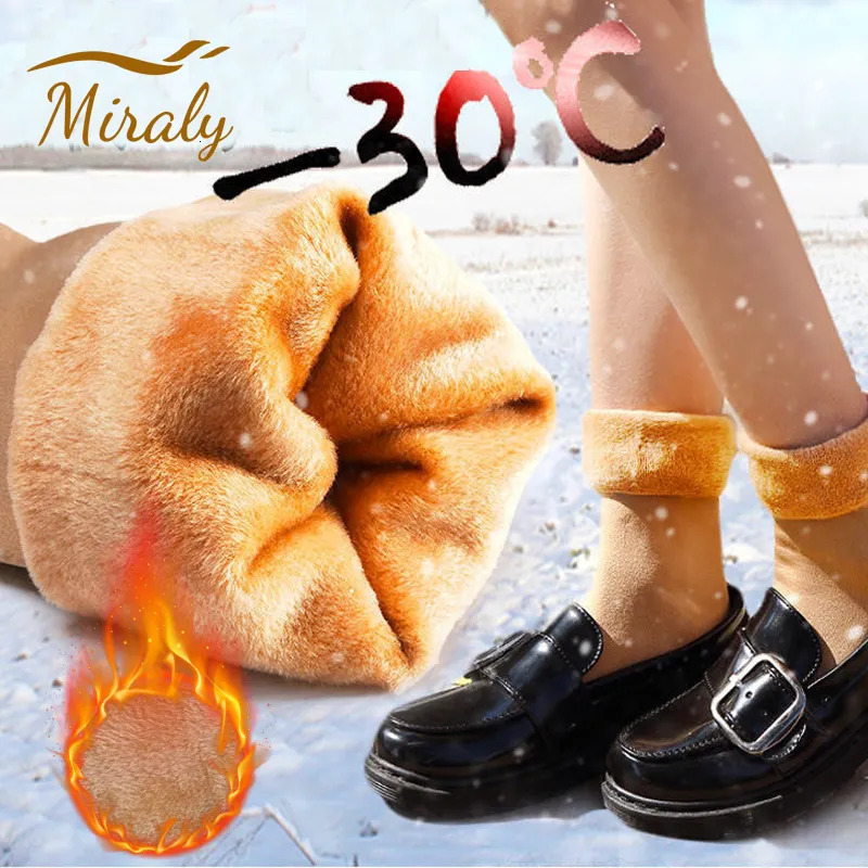 Socks Hosiery 5Pairs Winter Warm Thicken Fleece Short Women Thermal Cashmere Wool Snow Velvet Boots Home Floor Calcetines Mujer 231120