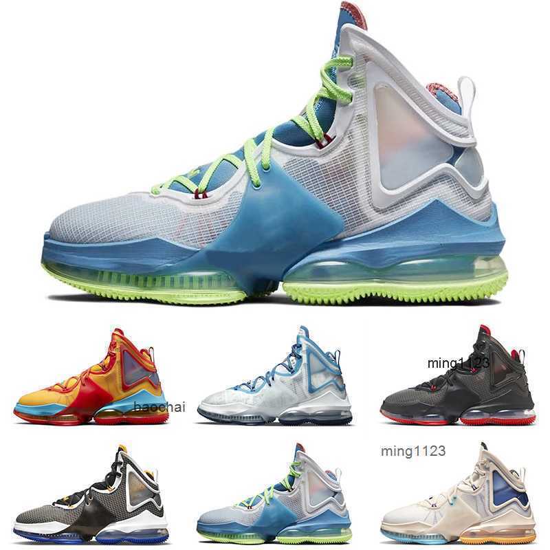 Lebrons 19 Casual Shoes 19s Men Bred Space Jam Uniform Hook Leopard Mens Trainers Sports Sneakers S