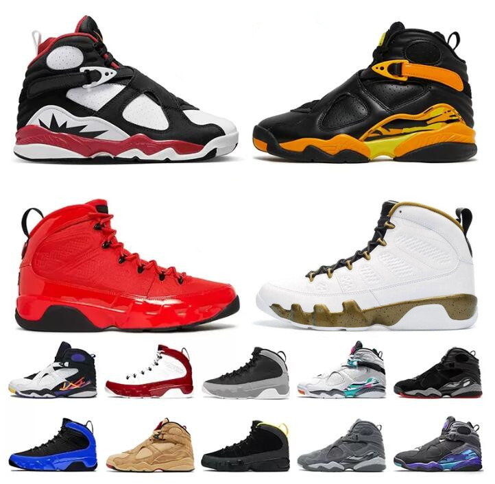2023 Women Mens Jumpman 8 9 Basketball Shoes Taxi Paprika 8s Fire Red 9s Chile Red Particle Grey University Gold Statue Space Jam Racer Blue JORDAM, 17
2023 Women Mens Jumpman 8 9 Basketball Shoes Taxi Paprika 8s Fire Red 9s Chile Red Particle Grey University Gold Statue Space Jam Racer Blue JORDAM, 17