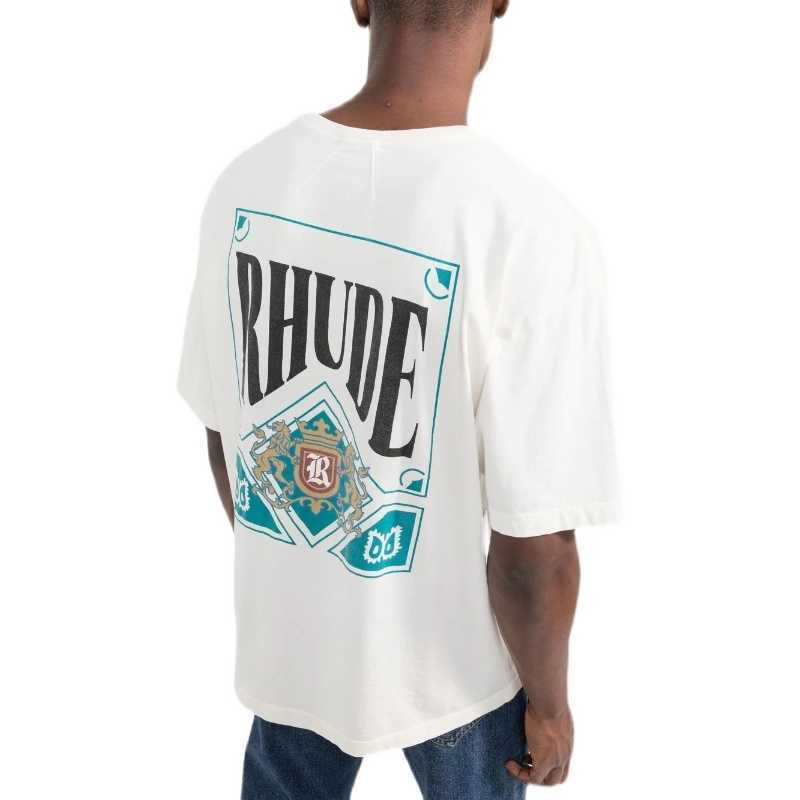Designer Fashion Clothing Tees TShirts 2022 Summer New Rhude High Street Poker Letter Print Loose Casual Short Sleeve T-shirt Men Tops Cotton Streetwear, Black
Designer Fashion Clothing Tees TShirts 2022 Summer New Rhude High Street Poker Letter Print Loose Casual Short Sleeve T-shirt Men Tops Cotton Streetwear, Black