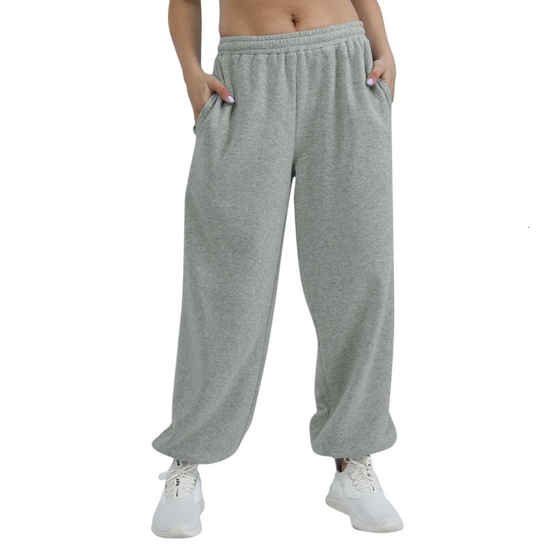 Women's Pants Capris Women Sweatpants Black Gray White Jogging Sweatpants Fashion Oversize Baggy Sports Pants High Waist Sweat Casual Female Trou