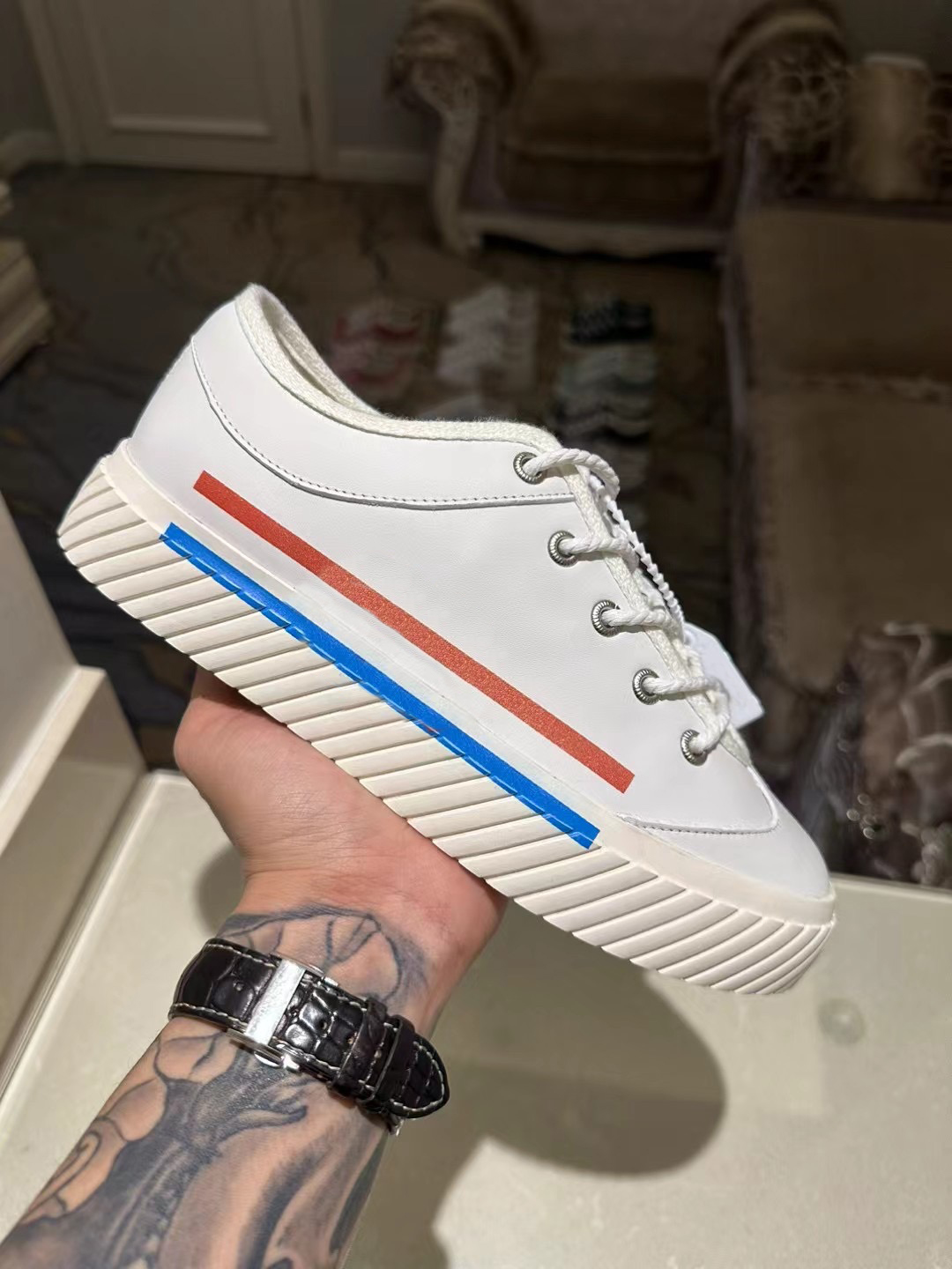 Designers Sneakers 2023 Luxury Casual Shoes Thick Bottom White Classical Fashion Chaussures Casual Shoe Luxury Velvet Suede Best Gift, Color 8
Designers Sneakers 2023 Luxury Casual Shoes Thick Bottom White Classical Fashion Chaussures Casual Shoe Luxury Velvet Suede Best Gift, Color 8