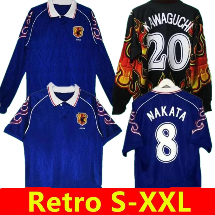 1998 2000 Japan Retro NAKATA Soccer Jerseys SOMA AKITA OKANO KAWAGUCHI Home Football Shirt KAZU HATTORI Goalkeeper Long Sleeves Uniforms
1998 2000 Japan Retro NAKATA Soccer Jerseys SOMA AKITA OKANO KAWAGUCHI Home Football Shirt KAZU HATTORI Goalkeeper Long Sleeves Uniforms