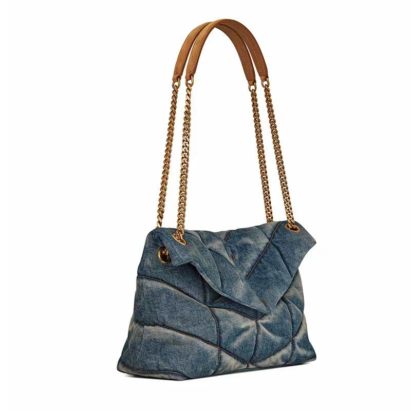 Designer Fashion Denim Shoulder Bag Puffy Handbag for Women Hobo Tote Bag Casual Canvas Bag Puffer Retro Crossbody Bag Large Capacity Purse, Red
Designer Fashion Denim Shoulder Bag Puffy Handbag for Women Hobo Tote Bag Casual Canvas Bag Puffer Retro Crossbody Bag Large Capacity Purse, Red