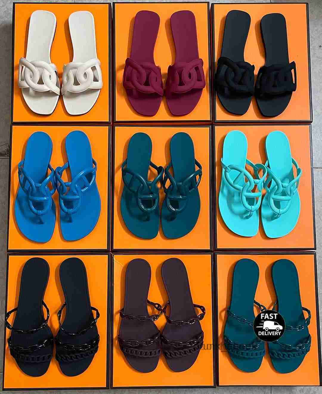 Designer Luxury Oran Sandal Women Chain Slides Summer Rubber Big Head Slides Fashion Beach Sexy Shoes Flat Slippers Top Quality, Color 5
Designer Luxury Oran Sandal Women Chain Slides Summer Rubber Big Head Slides Fashion Beach Sexy Shoes Flat Slippers Top Quality, Color 5