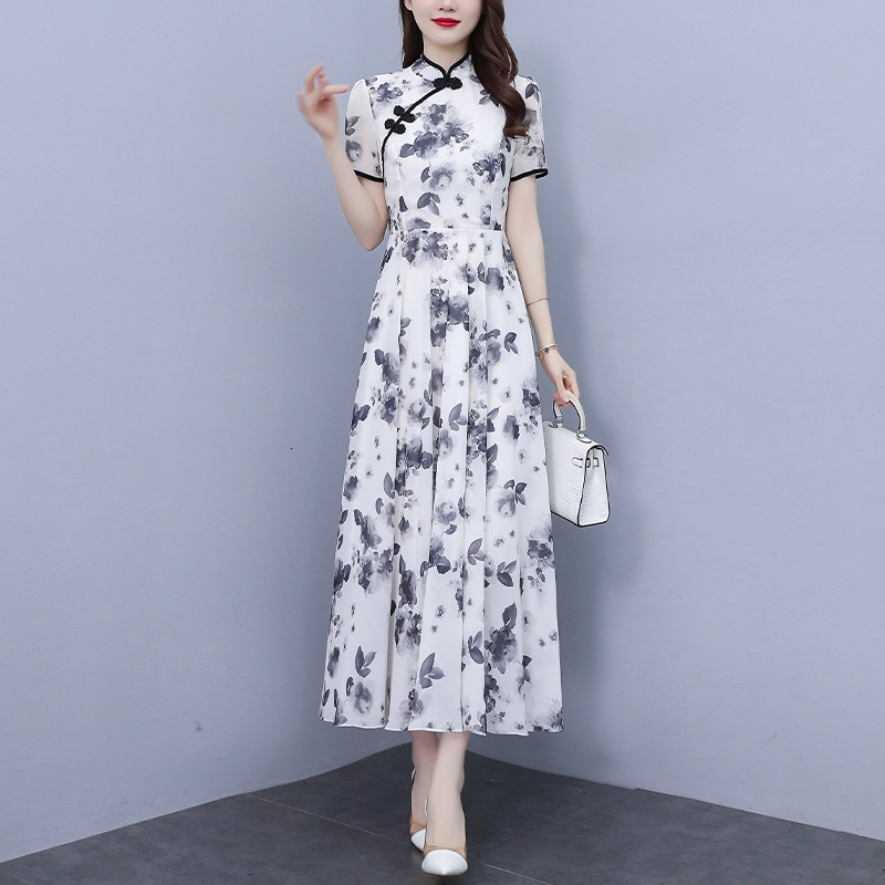 High Quality Fashion Runway Summer Dress Women waist Embroidered Mesh Short sleeve Ladies Dresses 210520