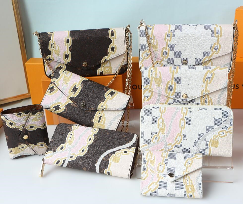 Limited Edition Chain Plaid Unisex Wallet Luxury Brand Hasp Women Clutch Bags Zippy Wallet Shoulder Bags Mens Long Storage Wallet Purses Card Holders Wallets M40468, Brown short wallet
Limited Edition Chain Plaid Unisex Wallet Luxury Brand Hasp Women Clutch Bags Zippy Wallet Shoulder Bags Mens Long Storage Wallet Purses Card Holders Wallets M40468, Brown short wallet