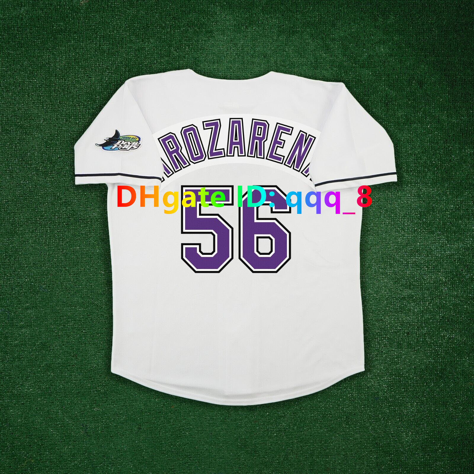 Wade Boggs Jose Canseco Vintage Devil Rays Baseball Jersey Randy Arozarena Evan Longoria Wander Franco Fred McGriff Carl Crawford Dwight Gooden Yandy 