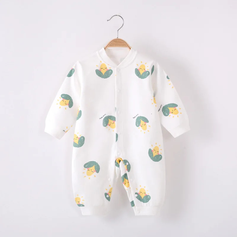 Pajamas Baby Clothes Spring And Autumn Summer born Clothes Ha Clothes Baby Pajamas Net Red Thin Pure Cotton Climbing Clothe 231120