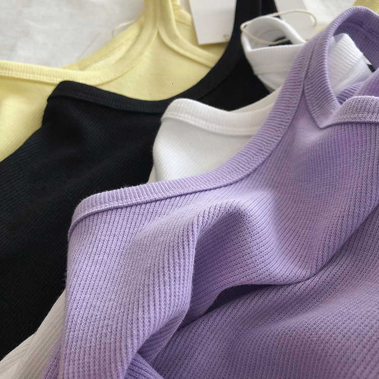 Camisoles Tanks Women Tank Tops Sexy Cropped Top Female Women Summer Camisole Camis Black White Sport Clothes For Women 230421