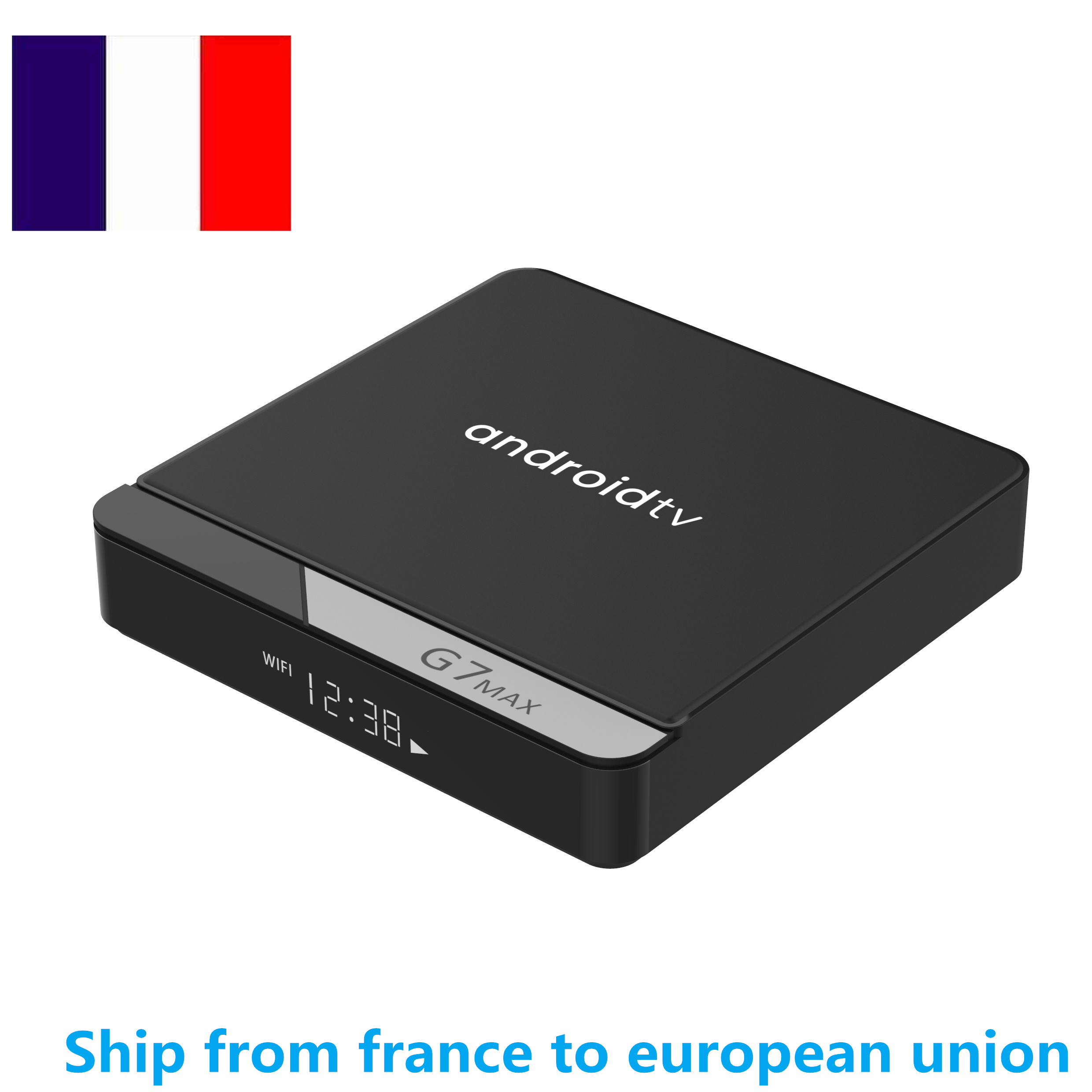 Ship From france G7 MAX ANDROID 11 OS TV BOX AMLOGIC S905Y4 quad core 4gb ram 32gb 64gb rom dual wifi BT VOICE REMOTE