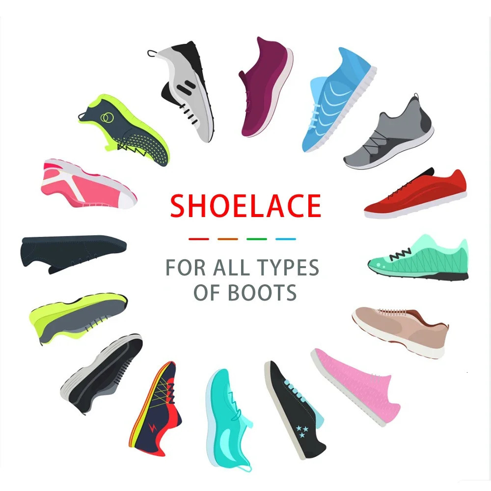 Shoe Parts Accessories Elastic tie free shoelaces semi circular for childrens and adult sports shoes 231121