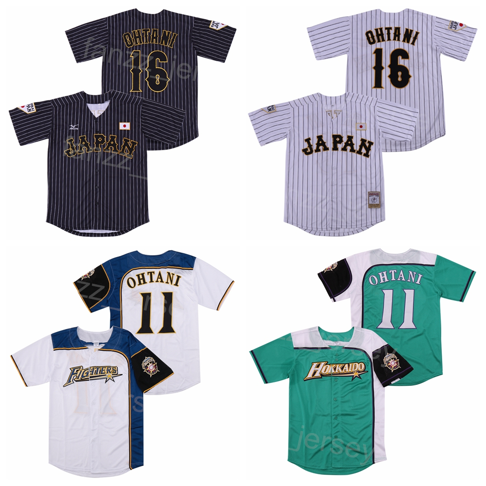 Moive Japan Baseball 16 Shohei Ohtani Jersey 11 Hokkaido Nippon Ham Fighters Pinstripe Black White Green Team Breathable Cool Base Embroidery And Sewing HipHop, 16 black
Moive Japan Baseball 16 Shohei Ohtani Jersey 11 Hokkaido Nippon Ham Fighters Pinstripe Black White Green Team Breathable Cool Base Embroidery And Sewing HipHop, 16 black