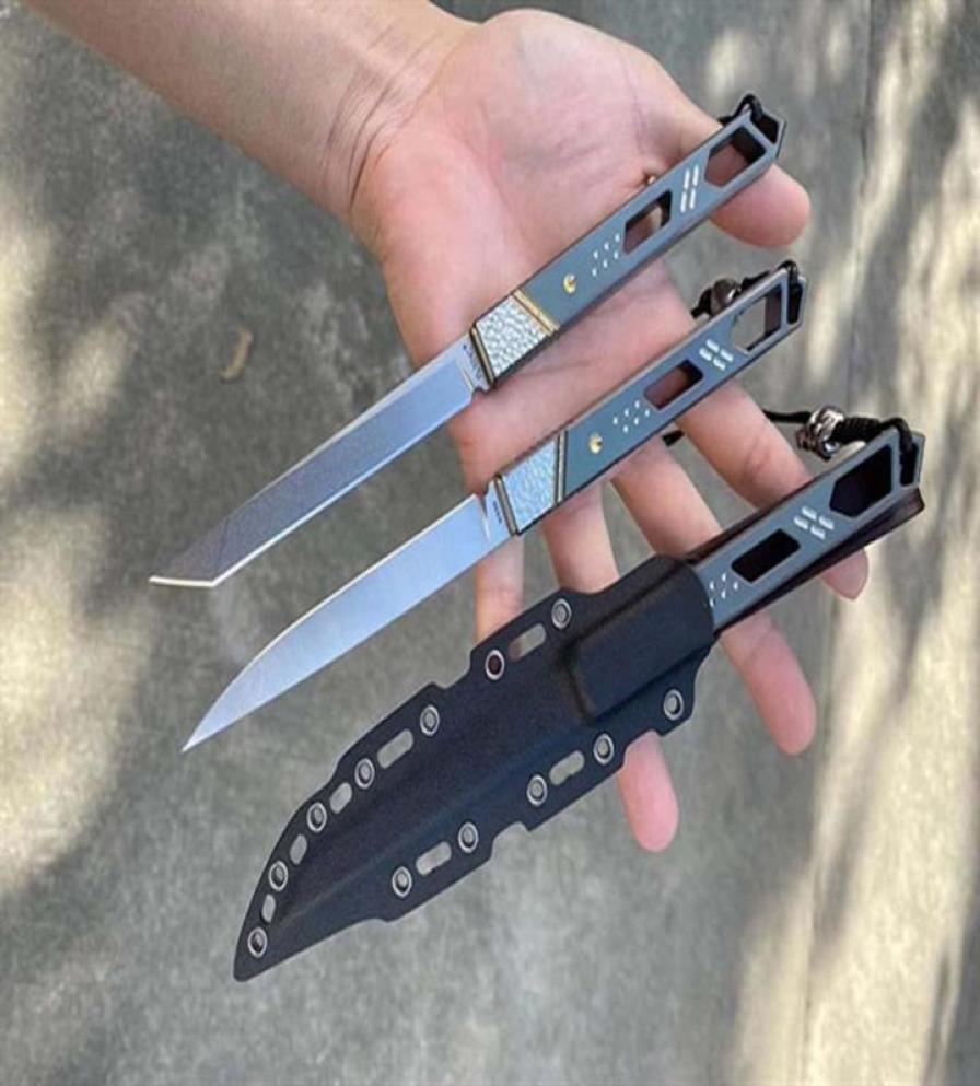 High End Outdoor Survival Straight Knife M390 Satin Blade TC4 Titanium Alloy Handle Fixed Blade Knives With Kydex4780215
High End Outdoor Survival Straight Knife M390 Satin Blade TC4 Titanium Alloy Handle Fixed Blade Knives With Kydex4780215
