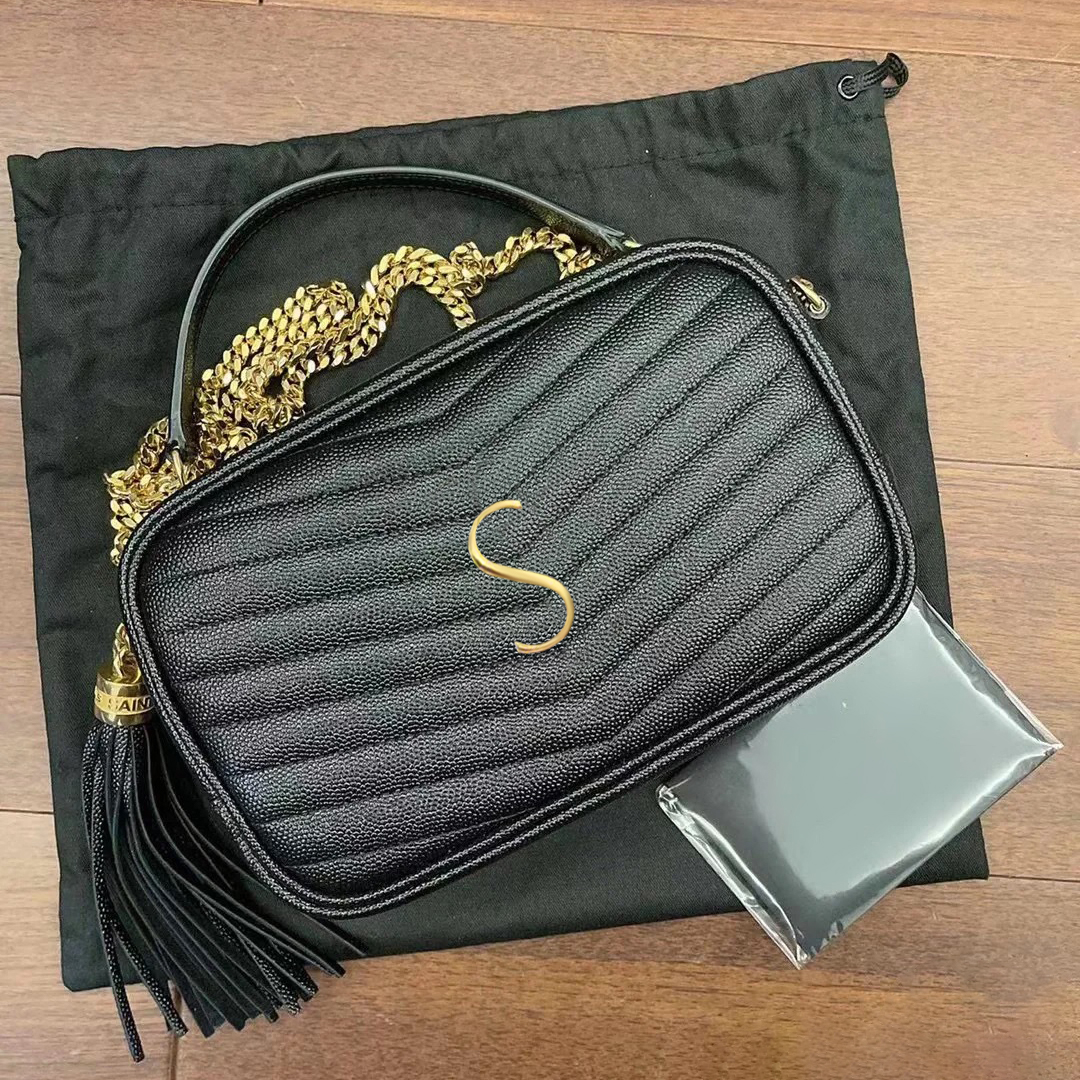 Womens LOU camera tassel quilted Bag yslity handbag high quality Genuine Leather the tote designer bag Luxurys caviar gold chain Crossbody shoulder mens clutch Bags, Red black
Womens LOU camera tassel quilted Bag yslity handbag high quality Genuine Leather the tote designer bag Luxurys caviar gold chain Crossbody shoulder mens clutch Bags, Red black
