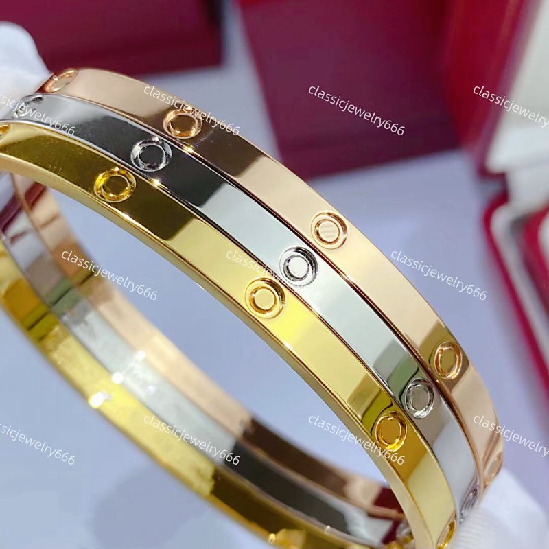 Luxury Women's Bracelet love bracelet Designer Screw Brand Cufflinks Bracelet 18K Gold Jewelry 316 Stainless Steel with Box
Luxury Women's Bracelet love bracelet Designer Screw Brand Cufflinks Bracelet 18K Gold Jewelry 316 Stainless Steel with Box