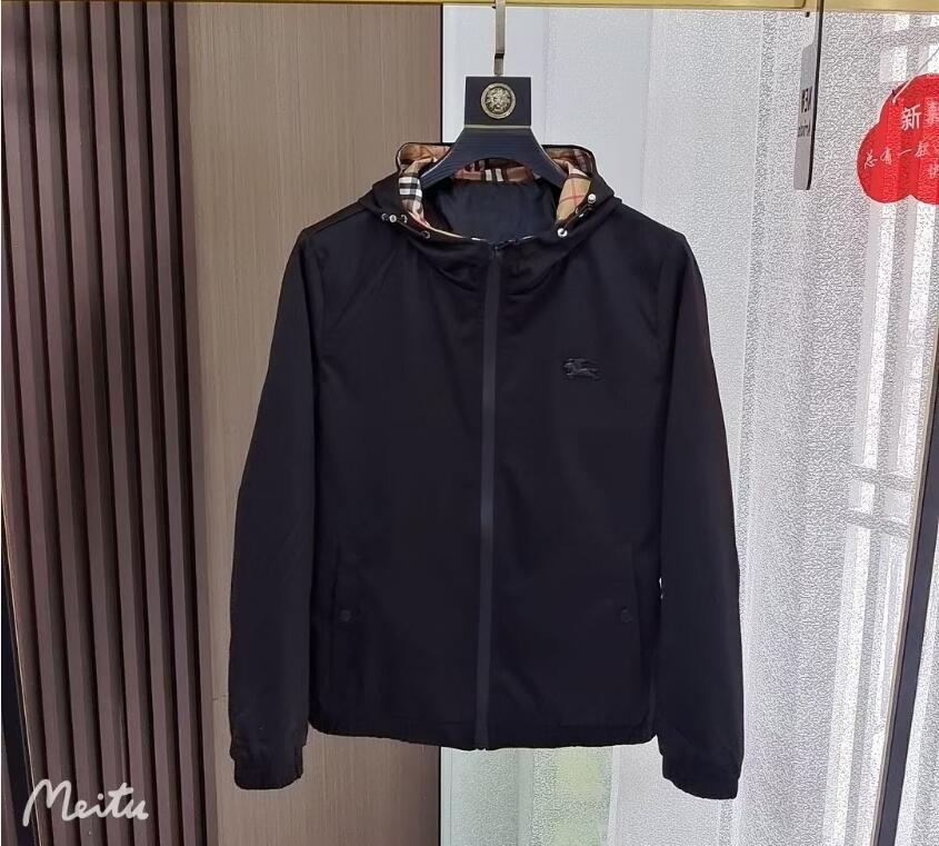 Mens Windbreaker Jacket Plus Size 6XL Waterproof Coat Spring Autumn Reversible Jackets Coats Male Outdoor Outerwear