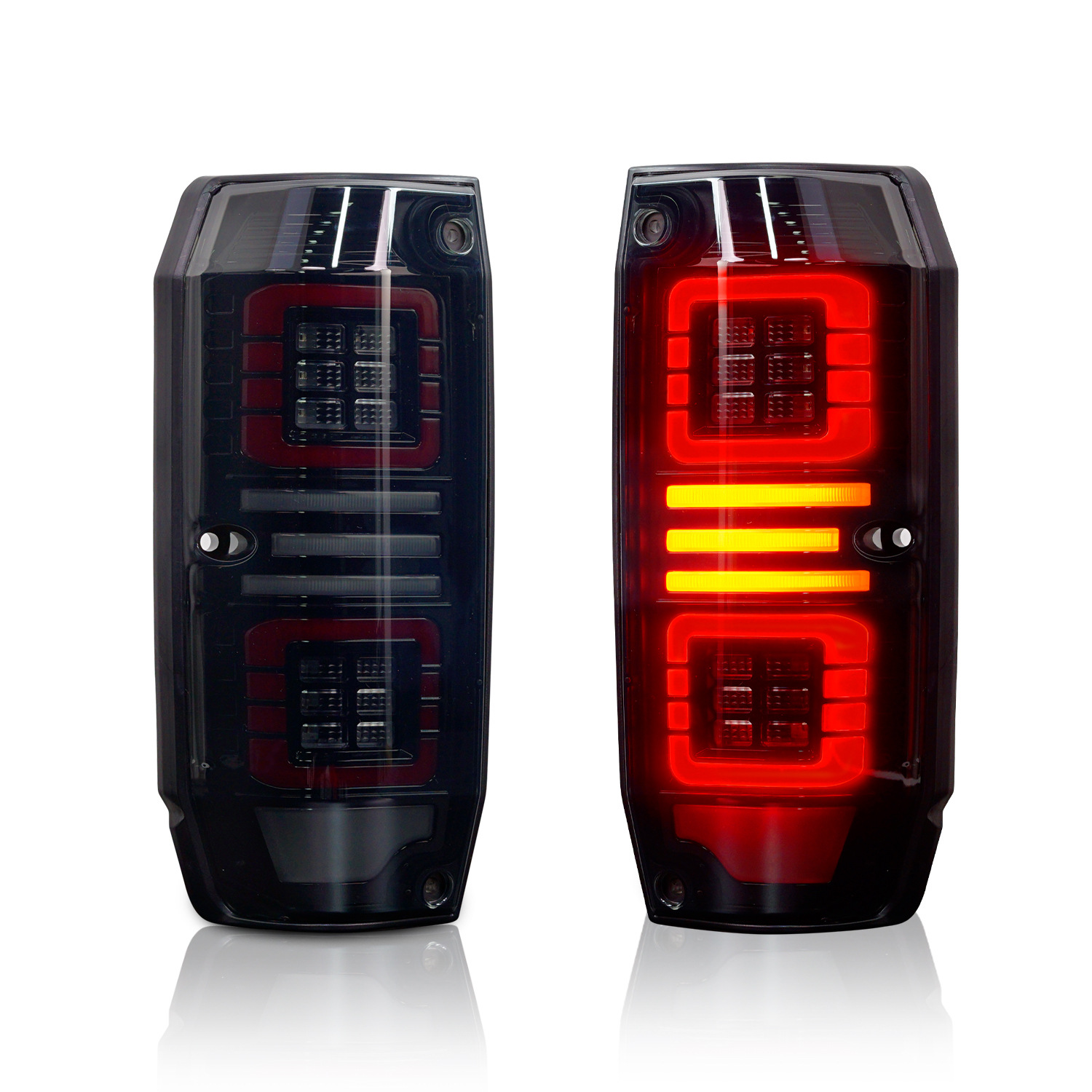 Car Tail Lights Assembly For Toyota Land Cruiser FC 1984-2021 LED DRL Parking Lights LED Brake Reverse Taillight
