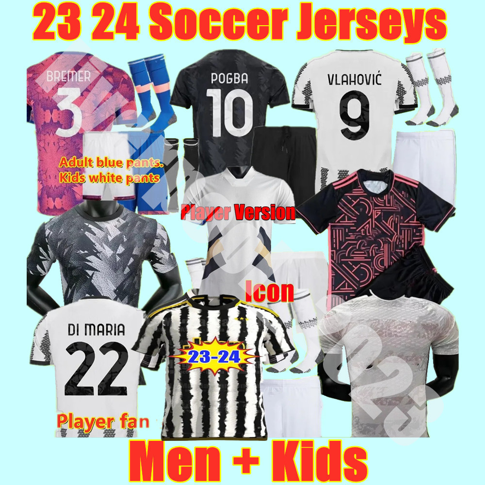 22 23 24 Juventus soccer jerseys VLAHOVIC MILIK 2023 2024 BONUCCI DANILO LOCATELLI CUADRADO KEAN football shirts DI MARIA men kids sets POGBA CHIESA ARTHUR uniforms
22 23 24 Juventus soccer jerseys VLAHOVIC MILIK 2023 2024 BONUCCI DANILO LOCATELLI CUADRADO KEAN football shirts DI MARIA men kids sets POGBA CHIESA ARTHUR uniforms