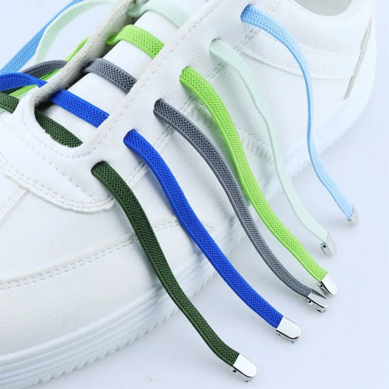 Shoe Parts Accessories Press Button Childrens Thread Lace No Knots Binding Elastic Lazy Buckle 231121