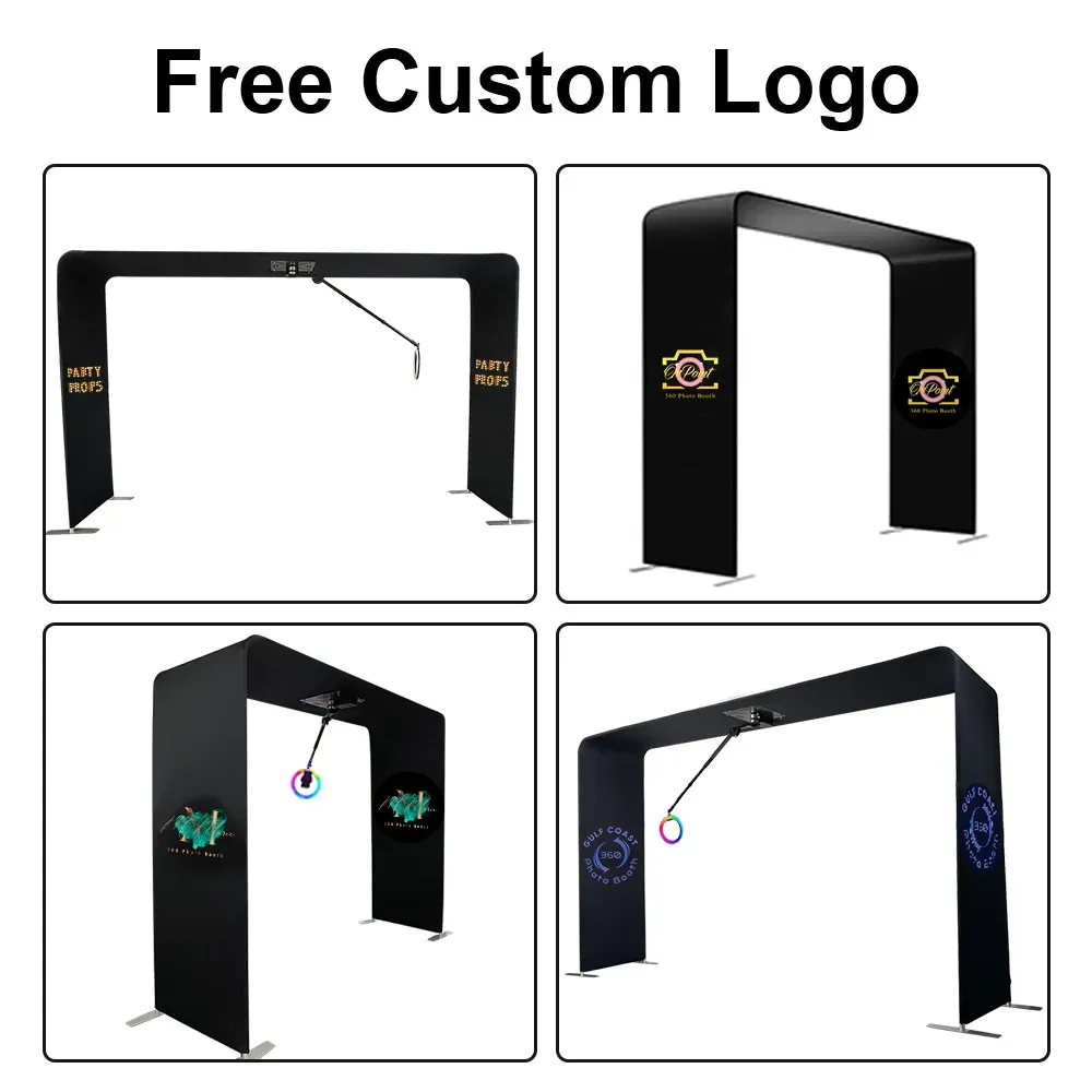 Overhead Automatic 360 SPINNER, Top 360 PHOTO BOOTH with Flight Case, 360 Video