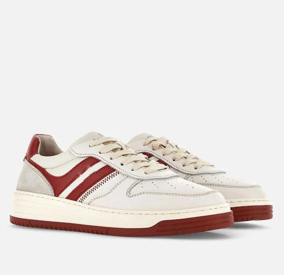 Luxury Brand Famous H630 Sneakers Shoes Smooth Leather & Suede Men Skateboard Technical Extra-light EVA Shaded Stripes Party Wedding Business Casual Walking EU38-45