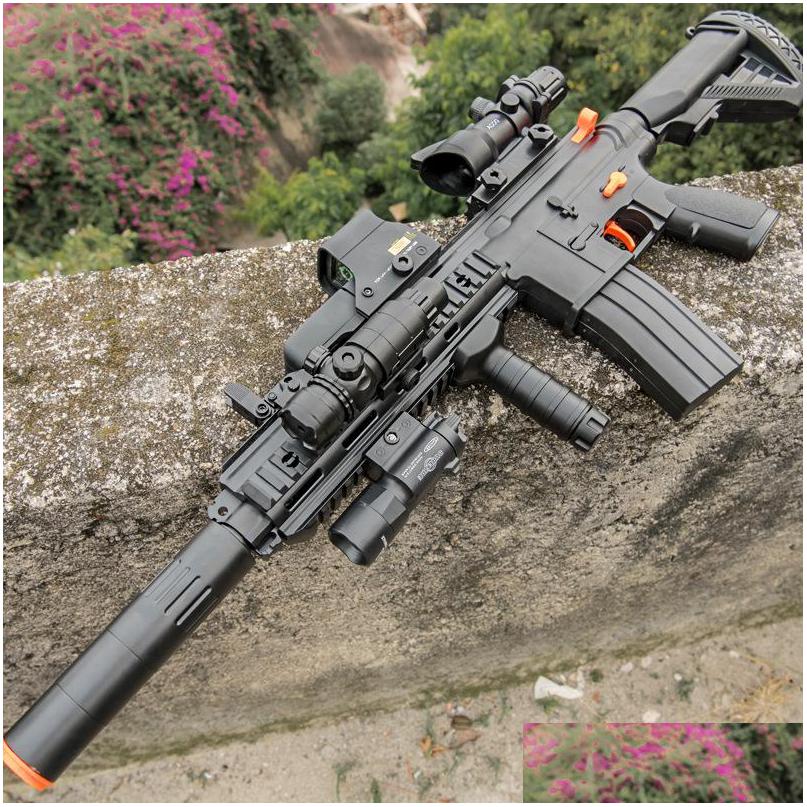 Gun Toys Electric Manual Toy Mode 2 In 1 M416 Matic Burst Mtifunctional Water Bomb Children Drop Delivery Gifts Model Dhoao
Gun Toys Electric Manual Toy Mode 2 In 1 M416 Matic Burst Mtifunctional Water Bomb Children Drop Delivery Gifts Model Dhoao