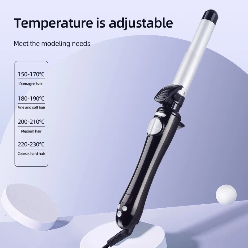 Curling Irons 25mm Ceramic Rotating Curling Iron Rotating Curling Irons Hair Curler Hair styling tools 231120