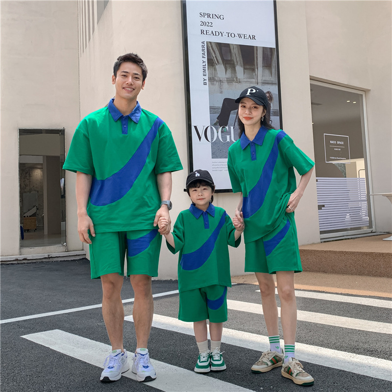 Family Matching Outfits Family Clothing Sets To Mom Dad And Son Daughter Matching Outfits Children Summer Clothes Korean Fashion Boy And Girl Equal Se