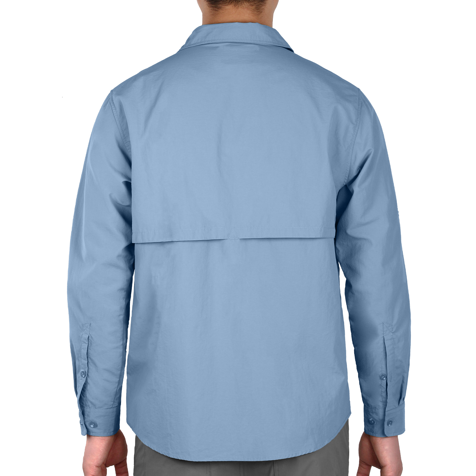 Men's Casual Shirts Men's Lightweight Breathable Quick Dry UPF 50 UV Protection Hiking Shirts Long Sleeve Fishing Shirts 230420