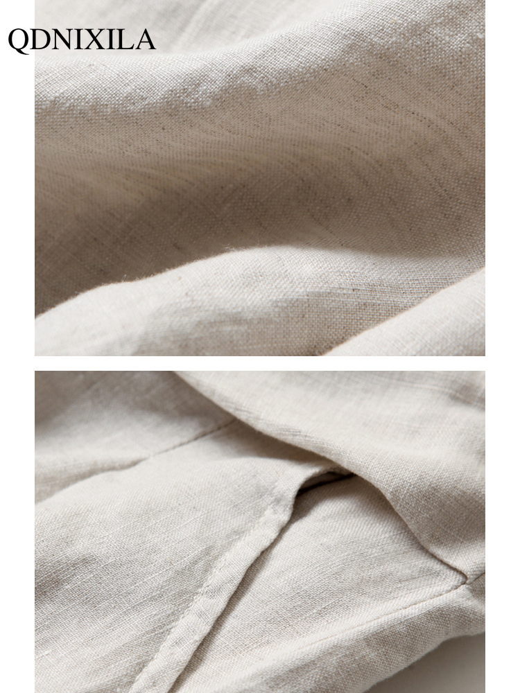 Women's Pants Capris Spring Summer Women's Cotton Linen Wide Leg Pants Loose Elastic High Waist Thin Ladies Skirt Pants Capris Flared Trouse