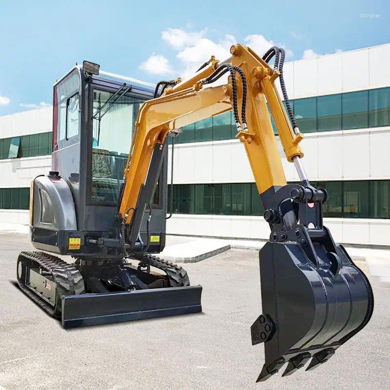 Mini Backhoe Tractor Agricultural Loader Multifunctional Small Excavator Towable Digger